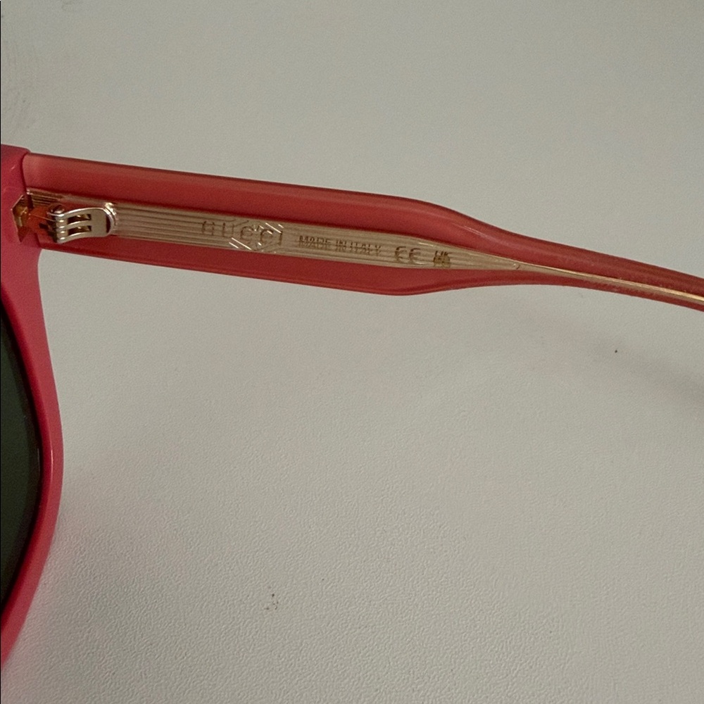 Gucci GG1082S 004 Pink Cat-Eye Sunglasses - Picture 8 of 9